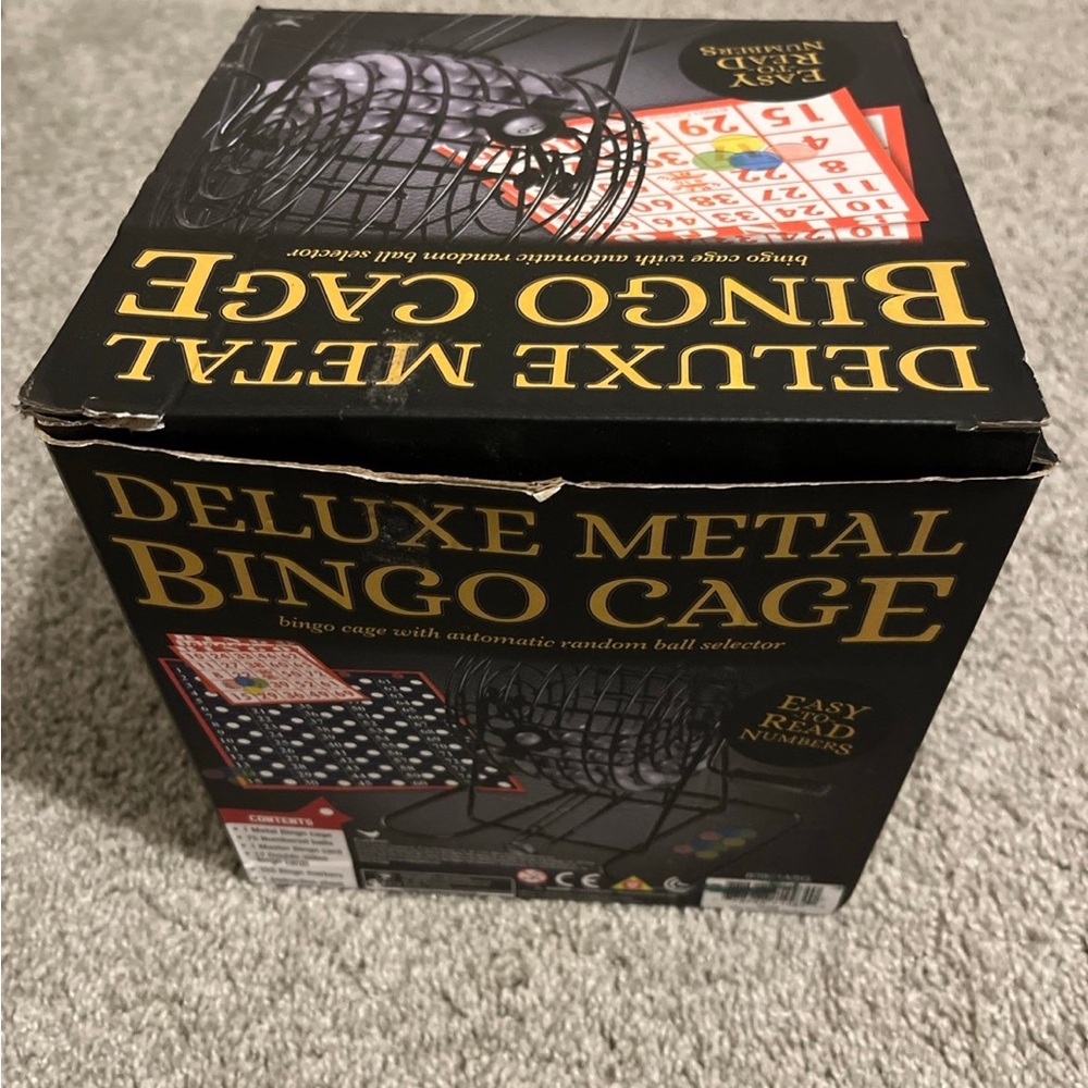 Deluxe Metal Bingo Cage Set
